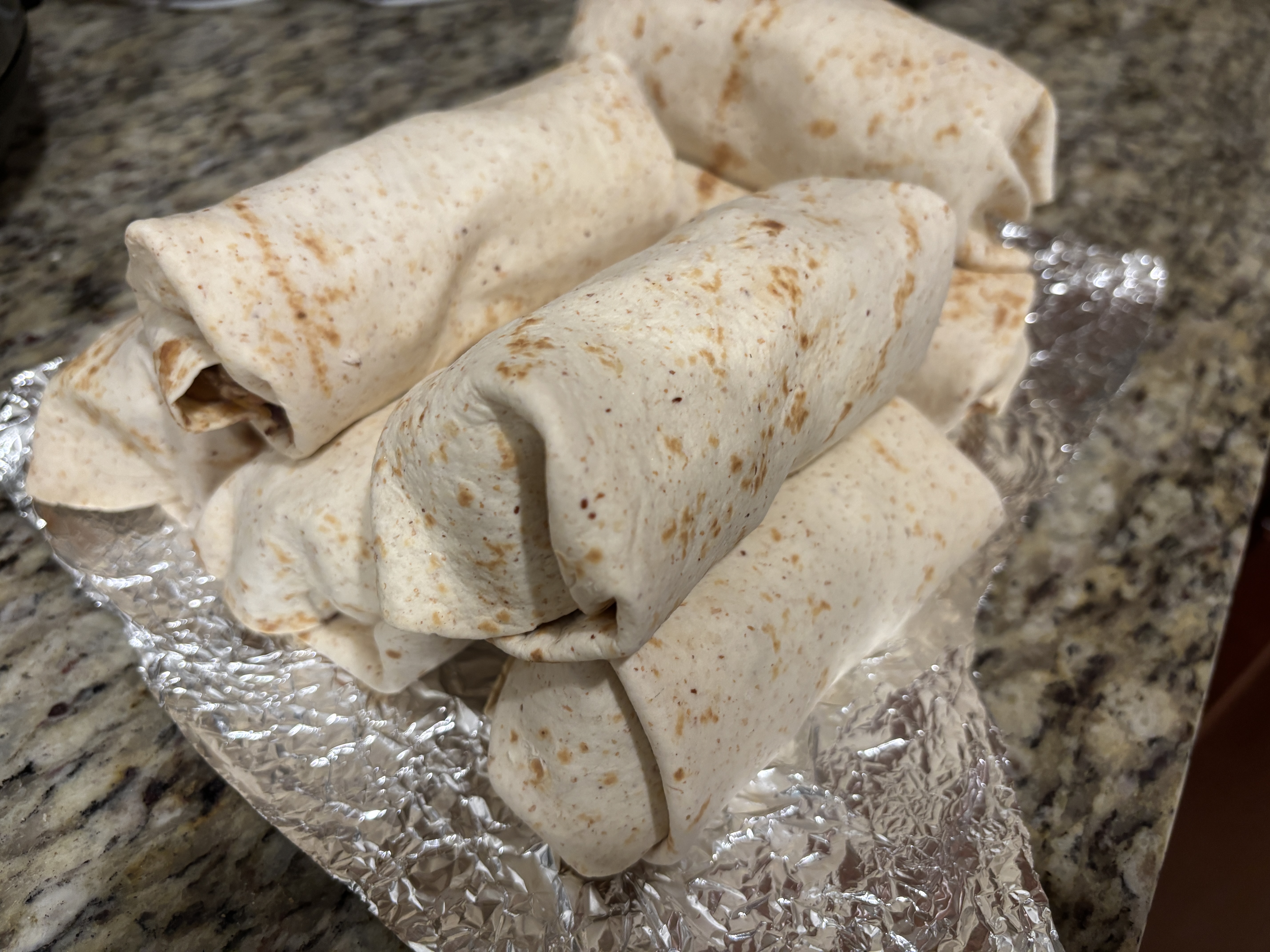 Chicken and Bean Burrito